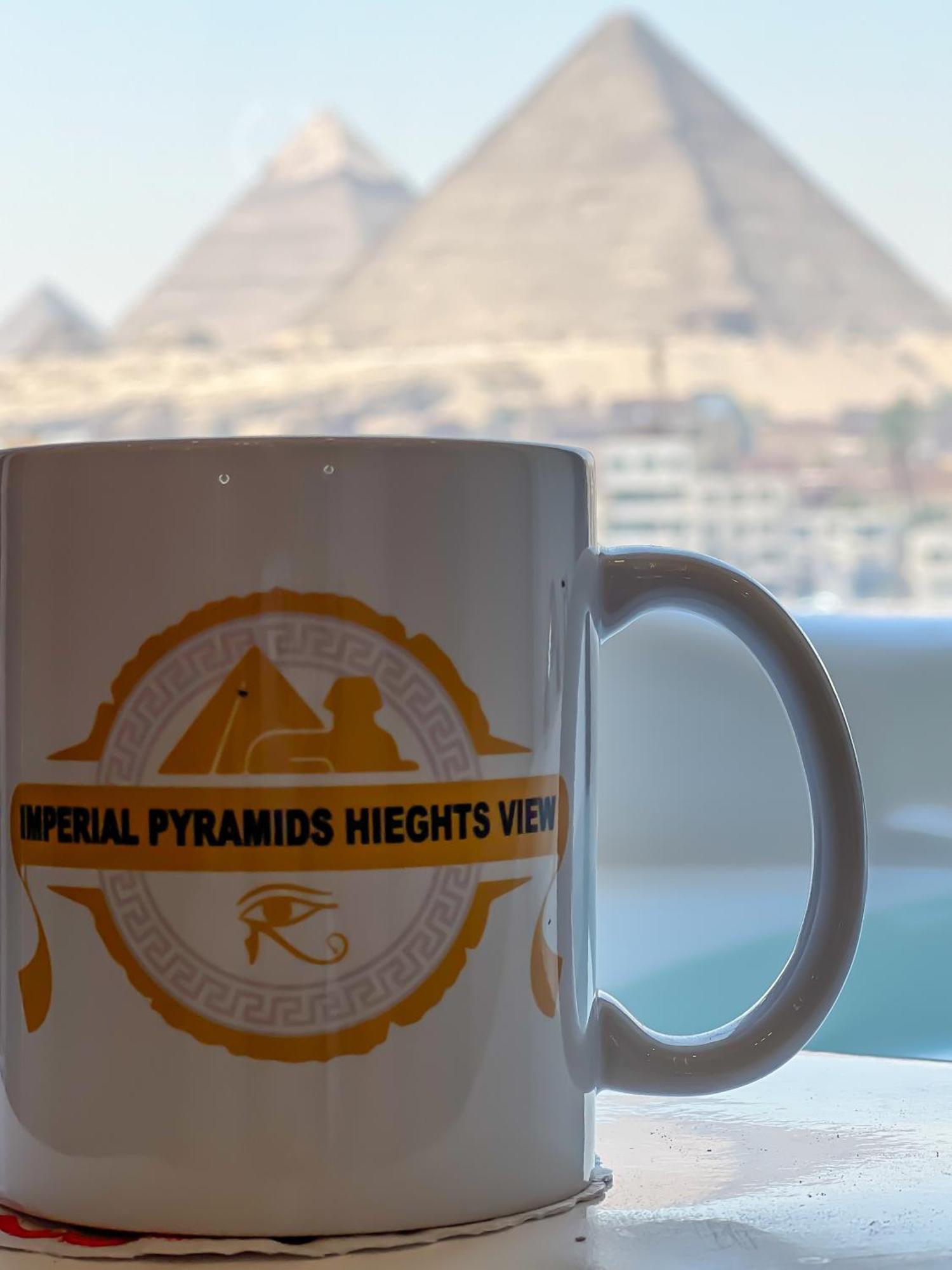 Imperial Pyramids Heights View Bed & Breakfast Nazlet el-Sisi Bagian luar foto