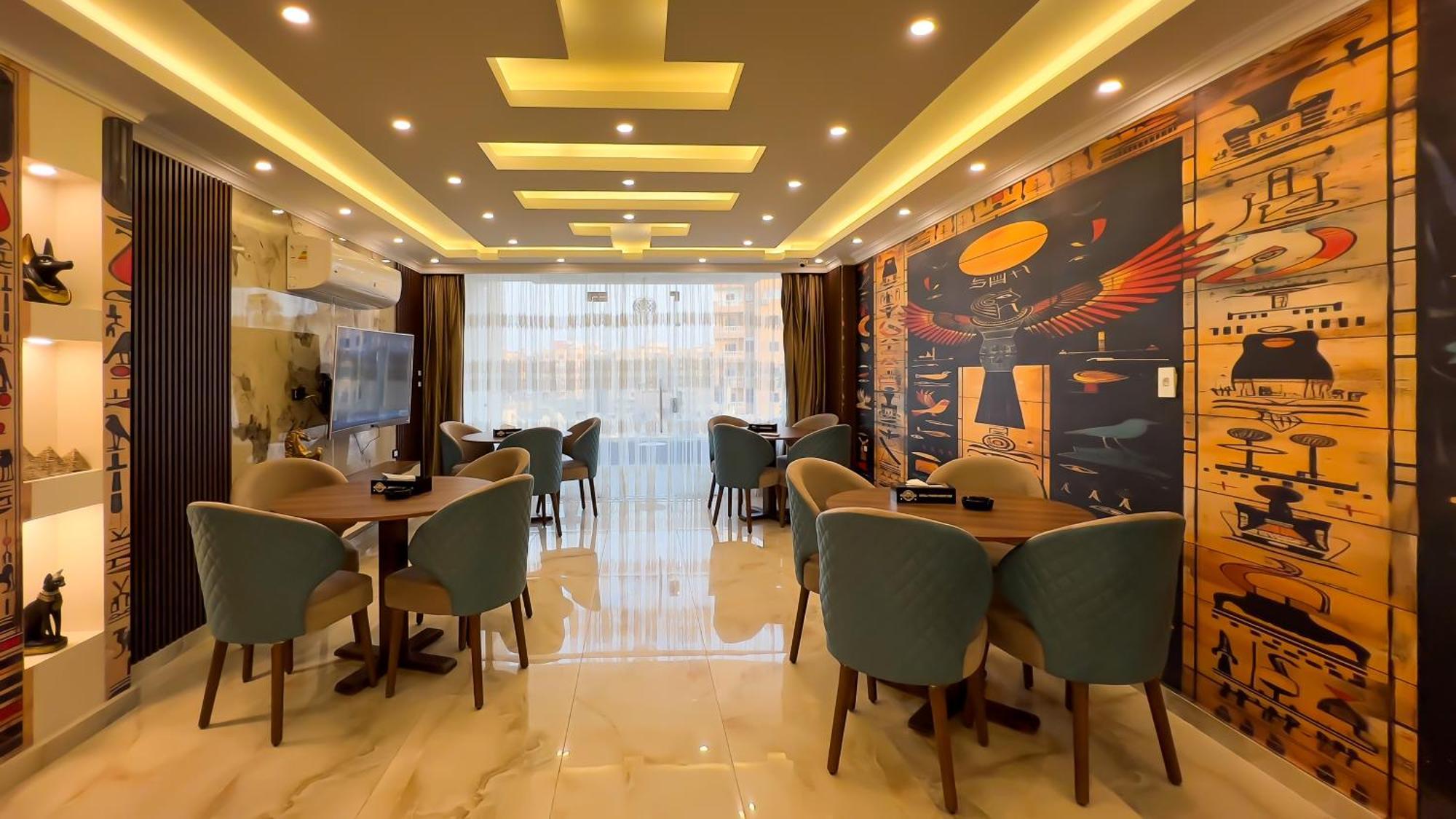 Imperial Pyramids Heights View Bed & Breakfast Nazlet el-Sisi Bagian luar foto